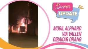 Detik-detik Alphard Via Vallen Dibakar, Pelaku Terekam CCTV
