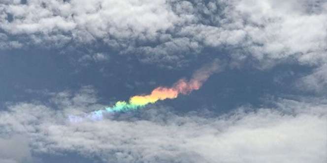 Fenomena Langka Penampakan Awan Pelangi Terjadi di Langit Tokyo