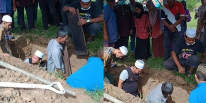 Beli Cangkul Tak Pernah Digunakan, Sekalinya Dipakai untuk Makamkan Ibu & Kakak