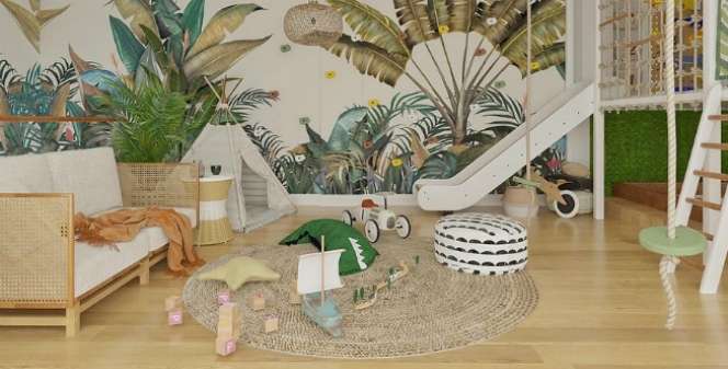 Desain Ruang Main Rafathar Mirip Playground di Mal