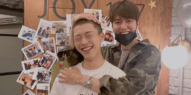 Woo Do Hwan Tampil Botak, Dipeluk Lee Min Ho Sebelum Ikut Wamil