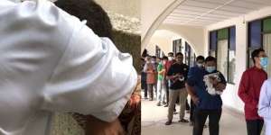 Mengharukan, Pria Ini Menangis karena Tak Bisa Sholat Berjemaah di Masjid