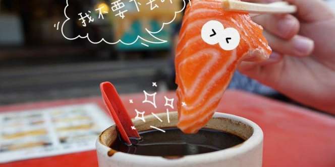 Bikin Geger, Menu Salmon Sashimi Dicelup Kopi