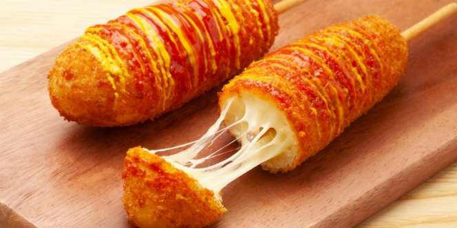 Resep Corndog Keju Khas Korea, Camilan Bikin Kenyang
