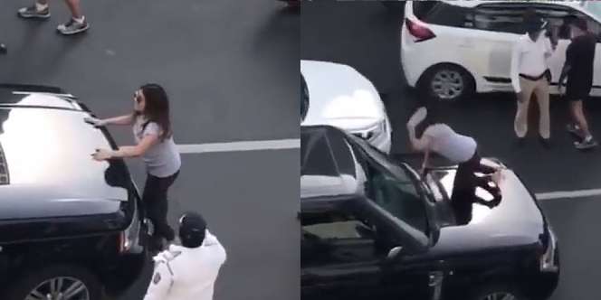 Video Range Rover jadi Korban Amuk Istri, Mobil Suami Ternyata Bawa Pelakor