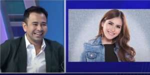Lihat Foto Ayu Ting Ting, Raffi Ahmad Tersipu Malu Sambil...
