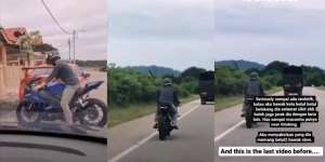 Istri Rekam Detik-Detik Suami Tewas Kecelakaan saat Coba Motor Baru