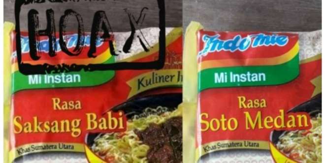 Geger Indomie Rasa Saksang, Ternyata Hoax