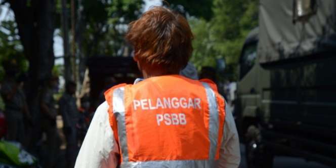 2 Hari Operasi Pelanggar Protokol Corona di Jaksel, Terkumpul Denda Rp13,5 Juta