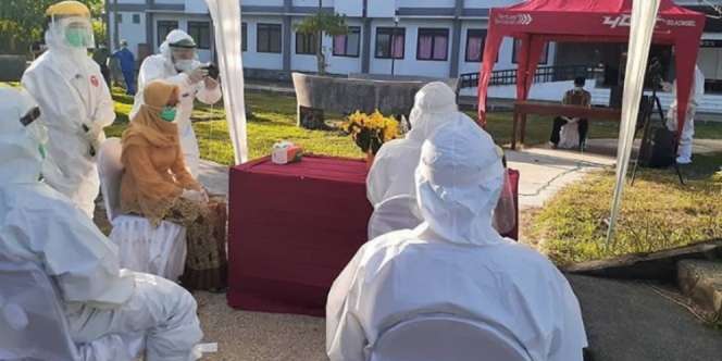 Viral Akad Nikah Pasien Covid-19 di Pacitan