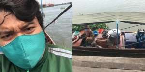 Viral Driver Ojol Antar Makanan Meski Sebrangi Sungai, Uang Tipnya Bikin Syok