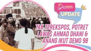 Tak Terekspos, Potret Lawas Ahmad Dhani & Anang Ikut Demo 98