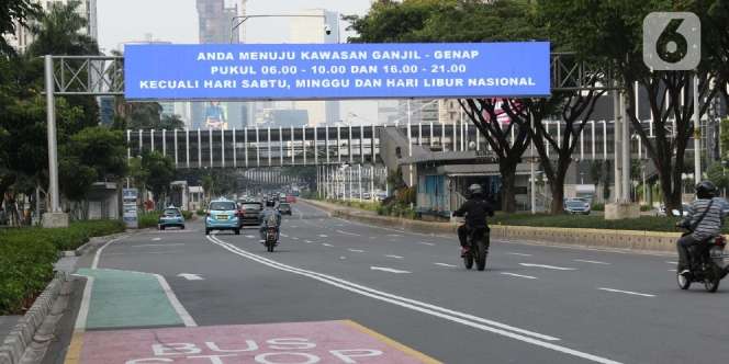 Sistem Ganjil Genap Berlaku Lagi Hari ini, Sepeda Motor?