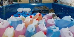 1.400 Liter Hand Sanitizer Palsu Disita, 2 Pelaku Dibekuk 