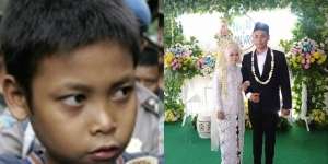 Ponari 'Dukun Cilik Si Batu Petir' Resmi Menikah, Ini Potretnya