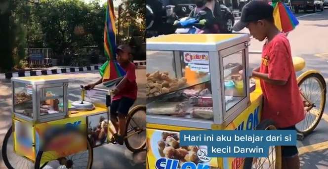 Perjuangan Bocah SMP di Solo Jualan Cilok demi Menyambung Hidup Keluarga