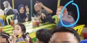 Heboh Sosok Hitam Gendong di Bahu Pelanggan Warung Makan