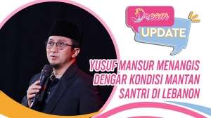 Yusuf Mansur Menangis Dengar Kondisi Mantan Santri di Lebanon