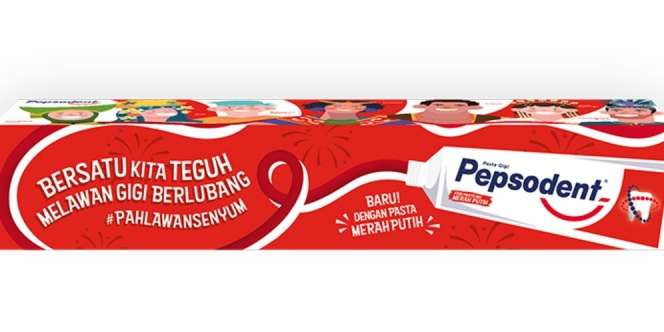 Pepsodent Edisi Merah Putih Sambut HUT ke-75 RI