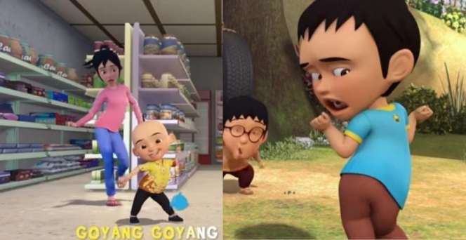 Viral Video Upin & Ipin Goyang Dangdut Diprotes Netizen Malaysia