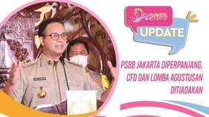 PSBB Jakarta Diperpanjang, CFD dan Lomba Agustusan Ditiadakan