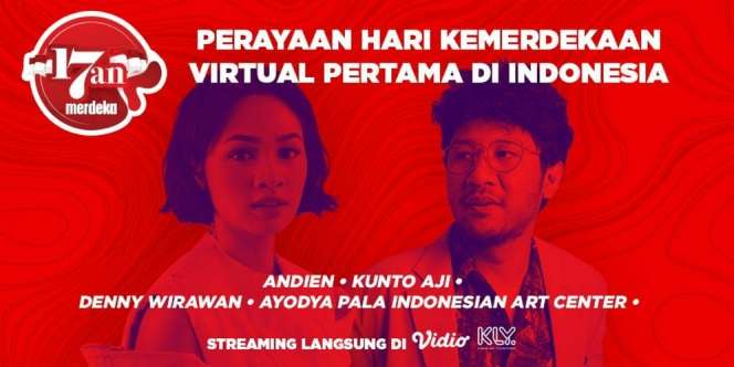 Pertama Kalinya, Perayaan HUT RI ke-75 di 17an Merdeka Digelar Virtual