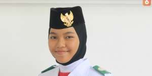 Fakta Menarik Sylvia Kartika, dari Baki Cadangan Jadi Paskibraka Pembawa Bendera