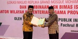Masjid Hadiah Putra Mahkota UEA di Solo Sudah Dapat Sertifikat Hak Pakai Lahan