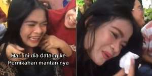 Tangis Pilu Gadis Datangi Pernikahan Mantan yang Sudah Dipacari 5 Tahun