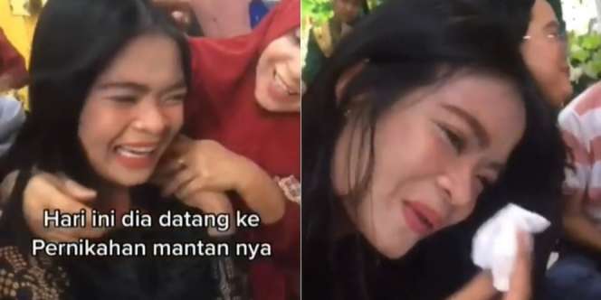 Tangis Pilu Gadis Datangi Pernikahan Mantan yang Sudah Dipacari 5 Tahun