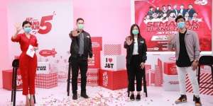 Ultah ke-5, J&T Express Bagi Hadiah hingga Rp4 Miliar