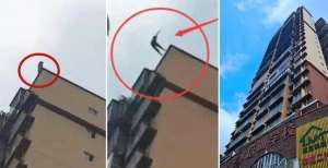 Ayah Tangkap Anaknya Lompat dari Lantai 25, Keduanya Tewas