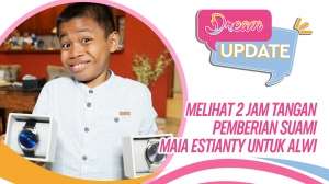 2 Jam Tangan Mewah Pemberian Suami Maia Estianty untuk Alwi
