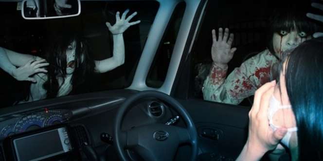 Merinding, Jepang Hadirkan Wahana Rumah Hantu Drive-Thru Pertama di Dunia
