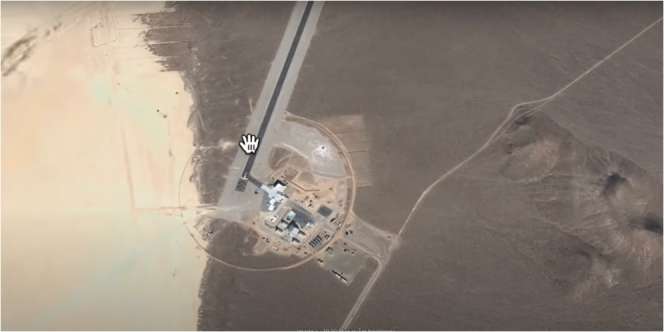 `Sarang UFO` Dekat Pangkalan Rahasia Militer AS Tertangkap Google Maps