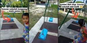 Viral Video Ayunan Bergerak Sendiri: Anak Sapa Teman, Ibu Tak Lihat Siapapun