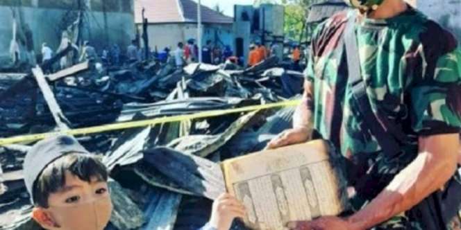 Ajaib! 8 Rumah di Parepare Habis Terbakar, Alquran Masih Utuh