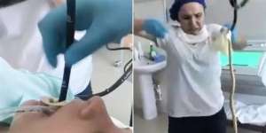 Video Detik-Detik Dokter Keluarkan Ular 1 Meter dari Mulut Pasien Wanita
