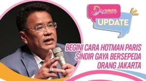 Begini Cara Hotman Paris Sindir Gaya Bersepeda Orang Jakarta