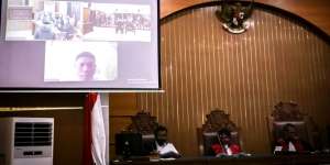 Digelar Virtual, Ini Momen Suasana Persidangan Vicky Prasetyo