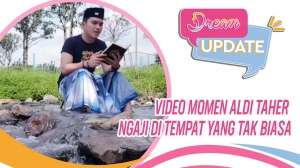 Video Momen Aldi Taher Ngaji di Tempat yang Tak Biasa