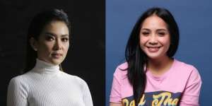 Adu Gaya Syahrini VS Nagita Pakai Manset Rp11 Juta