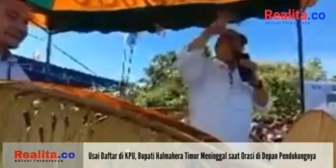 Usai Daftar Pilkada di KPU, Bupati Halmahera Timur Meninggal