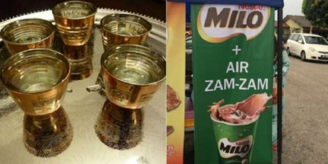 Setelah Es Kepal Milo, Kini Ada Milo Air Zam Zam