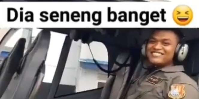 Anggota TNI Ini Belum Pernah Naik Heli, Awalnya Sedih, Endingnya Ngakak