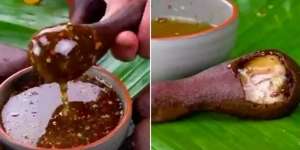 Heboh Video Ayam Goreng Bumbu Cokelat Leleh, Netizen Syok