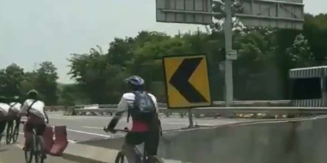 Rombongan Pesepeda yang Masuk Tol Jagorawi Minta Maaf, Siap Terima Sanksi