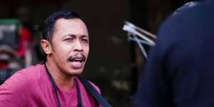 Berhonor Besar, Potret Mas Pur Tukang Ojek Pengkolan Berangkat Syuting Disorot