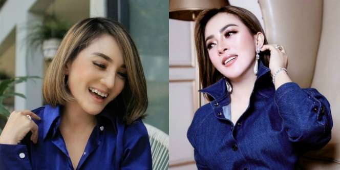 Adu Gaya Kiki Amalia Vs Syahrini Pakai Cardigan Rp37 Juta