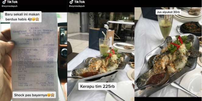 Sudah Diingatkan tapi Nekat Pesan, Shock Harus Bayar Rp4 Juta untuk Makan Berdua